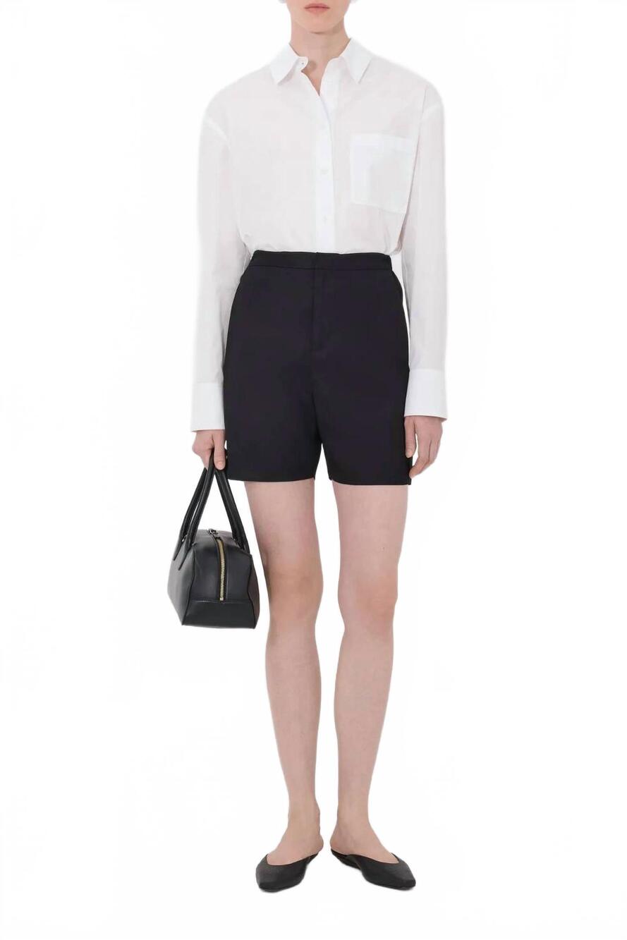 NEW LOULOU DE SAISON ivan baggy short in black